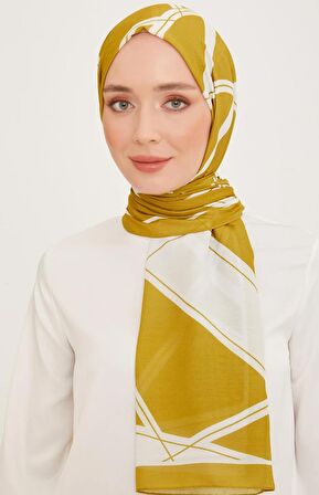 Armine Trend Şal 10003-09 Yağ Yeşili