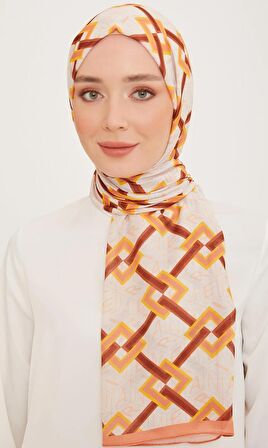 Armine Trend Şal Somon Karma Desen 10006-11