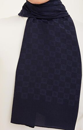 Armine Trend P.Monogram Şal 1393 Lacivert