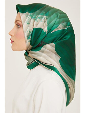 DJ SAF İPEK EŞARP 9100D( S) (NOSTALJİ SURA) - YEŞİL- 9100D -  85