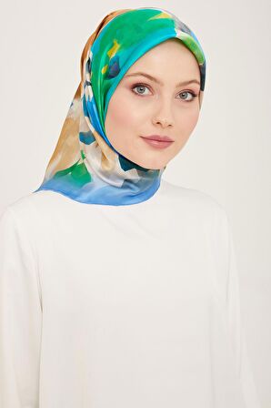 ARMİNE 90*90İPEK EŞARP 9103D (S)