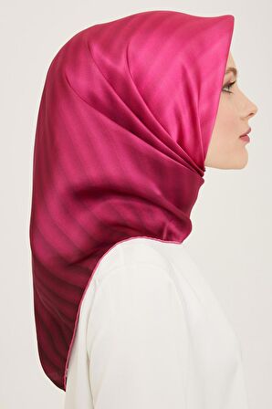 Armine Mor Çizgili Degrade Desen Sura İpek Eşarp 9150-53