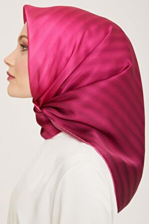 Armine Mor Çizgili Degrade Desen Sura İpek Eşarp 9150-53