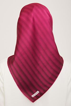 Armine Mor Çizgili Degrade Desen Sura İpek Eşarp 9150-53