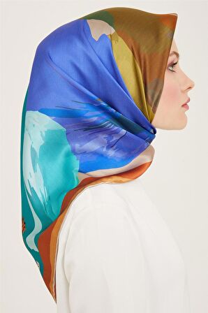 90x90 Sura Ipek Eşarp 24ya9122 36