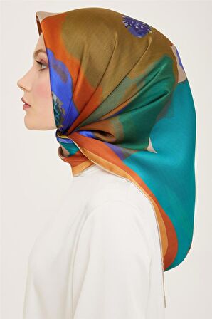 90x90 Sura Ipek Eşarp 24ya9122 36