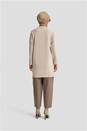 Armine Triko Tunik 24Kd2401 Taş