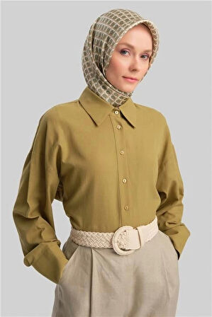 Armine Tunik 24Y4014 Zeytin