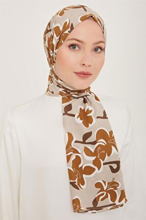 Armine Trend Defne Şal 6348-21 Vizon Krem
