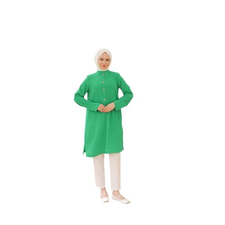 Kare Çıtçıtlı Tunik 24YT451