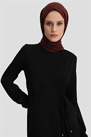 Armine Anvelop Elbise Ort9230 Siyah