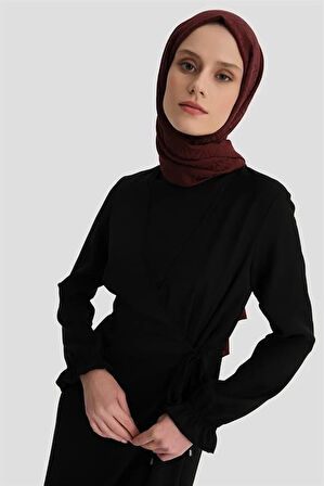 Armine Anvelop Elbise Ort9230 Siyah