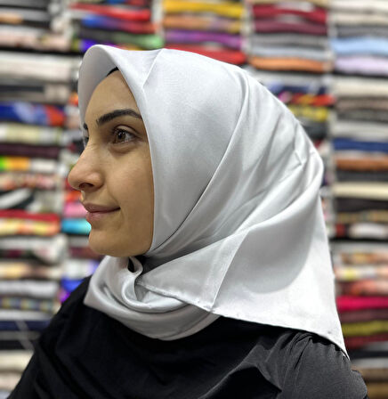 Düz Fon İpek Twill Eşarp 4053 03