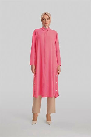 Armine Tunik Ort4406 Koyu Pembe