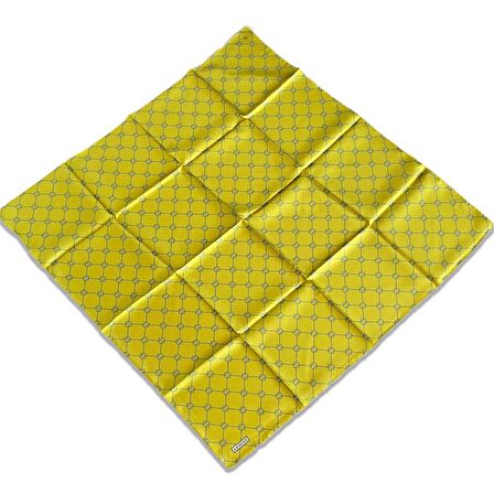 Armine Yeşil Monogram Desen Sura pek Eşarp 9178-32