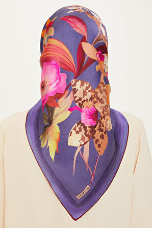 DJ SAF İPEK EŞARP 9215D (S)  ( SURA)- E24K9215D01-2