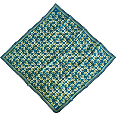 Armine Tivil İpek Eşarp 9219-05 Mint Yeşili Karışık Desen 