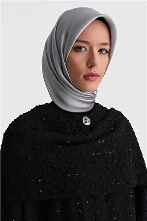 Armine Pullu Kumaşlı Asimetrik Hırka 24K5607 Siyah