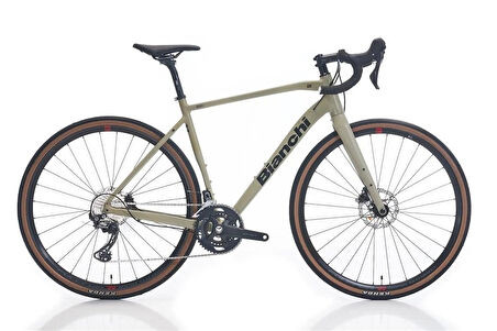 BIANCHI GR0013 GRAVEL YOL BİSİKLETİ 500H HD 28 JANT 22 VİTES CEMENT BLACK