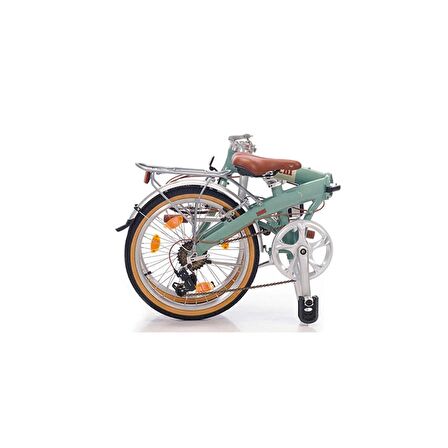 Bianchi Folding New Vintage 20 jant Katlanabilir Bisiklet (Celeste)