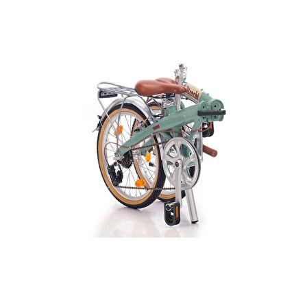 Bianchi Folding New Vintage 20 jant Katlanabilir Bisiklet (Celeste)