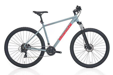 BIANCHI MAGMA 29.3 ERKEK DAĞ BİSİKLETİ 480H HD 29 JANT 21 VİTES TOURNEY GREY RED GLOSSY