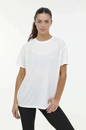 WL EARLINA 11T7111 3FX Beyaz Kadın Kısa Kol T-Shirt