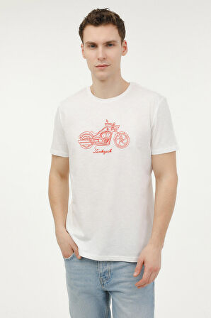 ML SANGUI 11URBNG2023 3FX Beyaz Erkek Kısa Kol T-Shirt