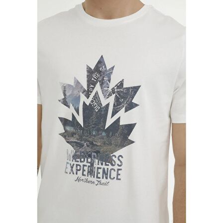 Lumberjack  3M ML NEW YORK 11OTBL01 3FX BEYAZ Erkek Tshirt