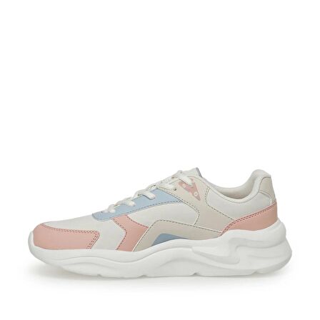 KINETIX 3W LINARA PU W 3PR BAYAN SPOR AYAKKABI EKRU_PEMBE EKRU_PEMBE