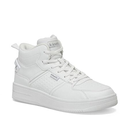 KINETIX 3W ENNER PU HI 3PR ERKEK SPOR AYAKKABI BEYAZ_GRI 40-45 Beyaz - Gri