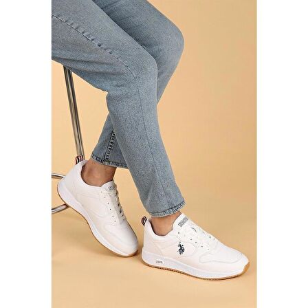 U.S.POLO ASSN ANGEL 3PR BEYAZ COMFORT CASUAL GÜNLÜK SPOR AYAKKABISI