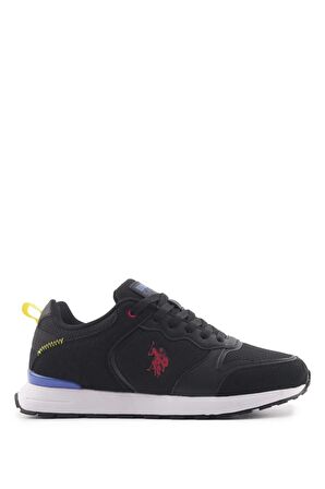 TONES 3PR ERKEK SNEAKER SPOR AYAKKABI-Siyah Kırmızı  Sarı