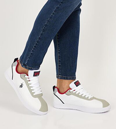 U.S.POLO ASSN BASEL 3PR BEYAZ COMFORT CASUAL GÜNLÜK SPOR AYAKKABISI