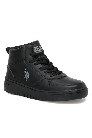 U.S Polo Assn. ARISTO GSN HI 3PR Unisex Sneaker Ayakkabı Siyah 36-40 