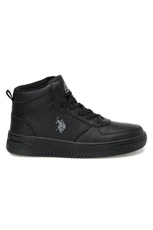 U.S Polo Assn. ARISTO GSN HI 3PR Unisex Sneaker Ayakkabı Siyah 36-40 