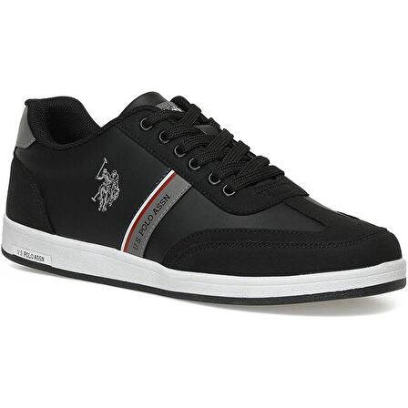 U.S.POLO ASSN KARES PU 3PR SİYAH COMFORT CASUAL ANATOMİK SNEAKER