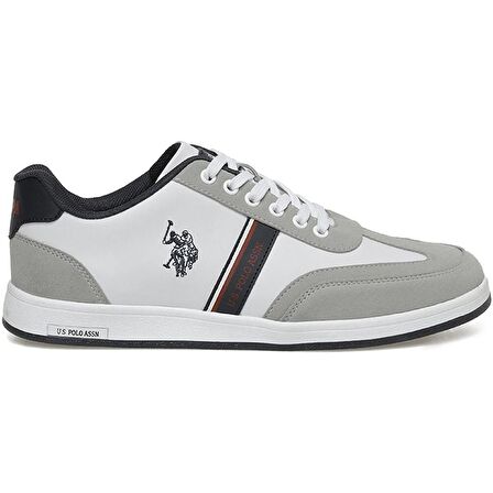 U.S.POLO ASSN.KARES PU 3PR BEYAZ COMFORT CASUAL ANATOMİK SNEAKER