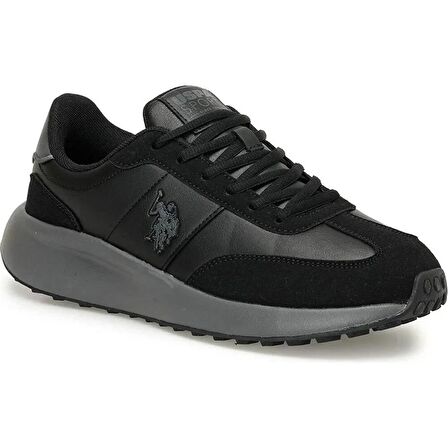 U.S.POLO ASSN REMUS 3PR SİYAH COMFORT CASUAL GÜNLÜK UNİSEX SPOR AYAKKABI