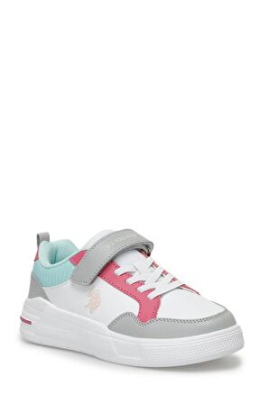 THALES JR 3PR Beyaz Kız Çocuk Sneaker-Beyaz Mint  Pembe