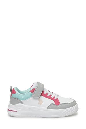 THALES JR 3PR Beyaz Kız Çocuk Sneaker-Beyaz Mint  Pembe