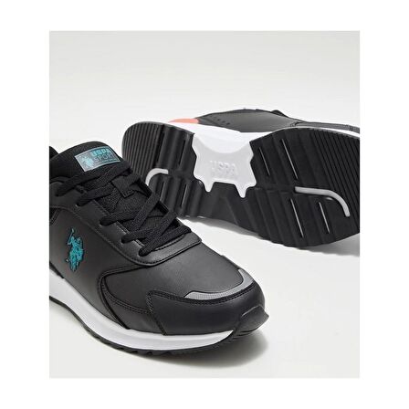 U.S.POLO ASSN.OLIVER 3PR SİYAH COMFORT CASUAL GÜNLÜK SNEAKER SPOR AYAKKABI