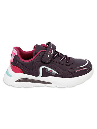 Kinetix Kız Çocuk Spor Ayakkabı 31-35 Numara Bordo