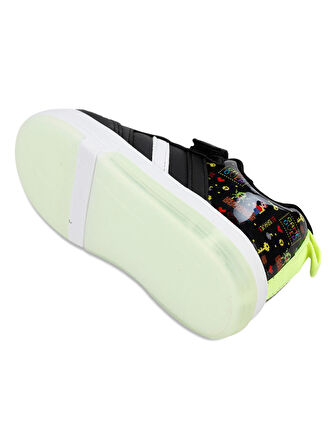 Kinetix Erkek Çocuk Işıklı Spor Ayakkabı 26-30 Numara Siyah