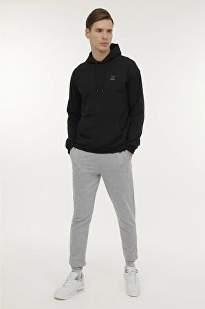 M-sn88 Bsc Hoodıe 3pr Siyah Erkek Kapsonlu Sweatshirt