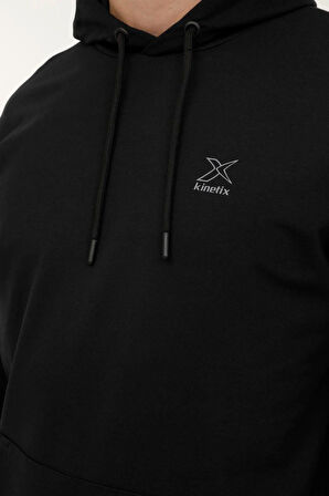 M-sn88 Bsc Hoodıe 3pr Siyah Erkek Kapsonlu Sweatshirt