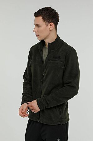 Lumberjack Fermuarlı Haki Erkek Polar 2WMSN1632PR