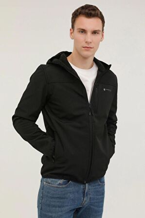 Lumberjack 3w ML Bs 1GT16 3PR Kapüşonlu Slim Fit Erkek Softshell Mont