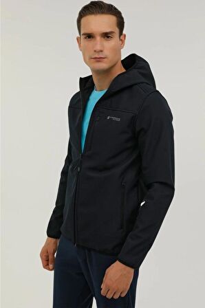 Lumberjack 3w ML Bs 1GT16 3PR Kapüşonlu Slim Fit Erkek Softshell Mont