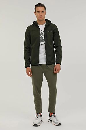 Lumberjack 3w ML Bs 1GT16 3PR Kapüşonlu Slim Fit Erkek Softshell Mont